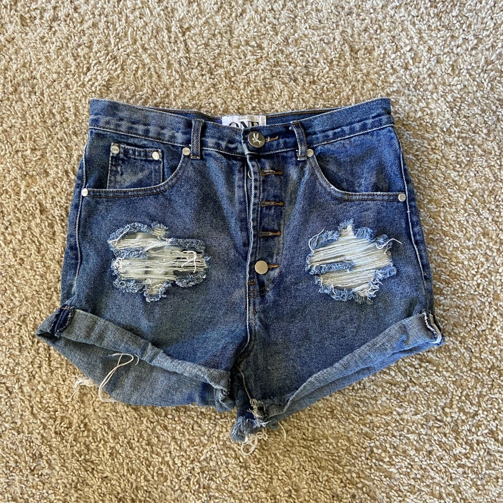 one teaspoon outlaw denim shorts